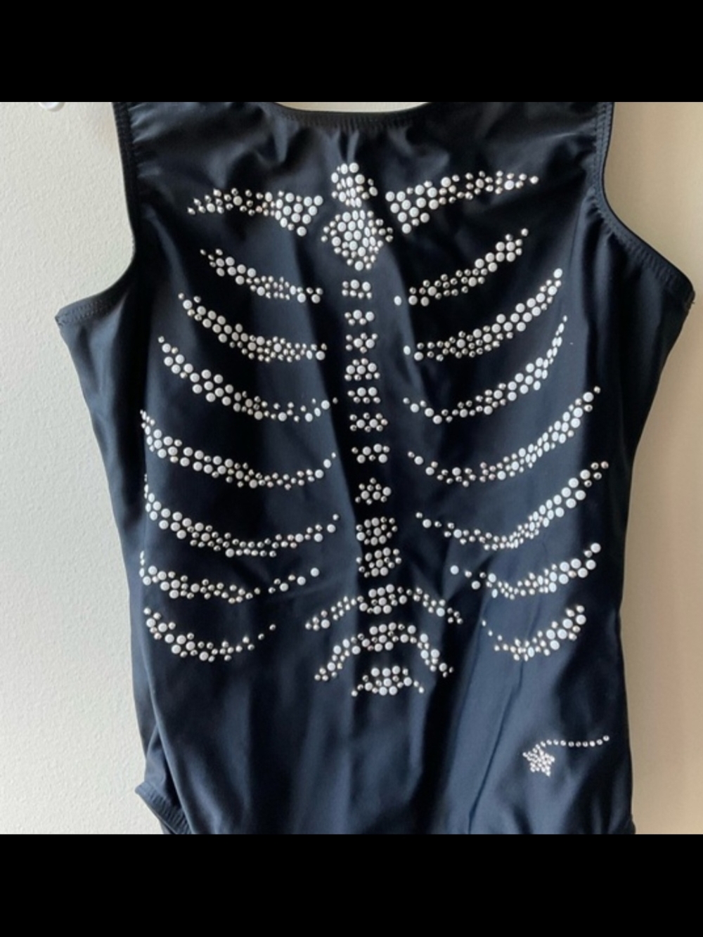 Destira Rhinestone Skeleton Back Dance Costume